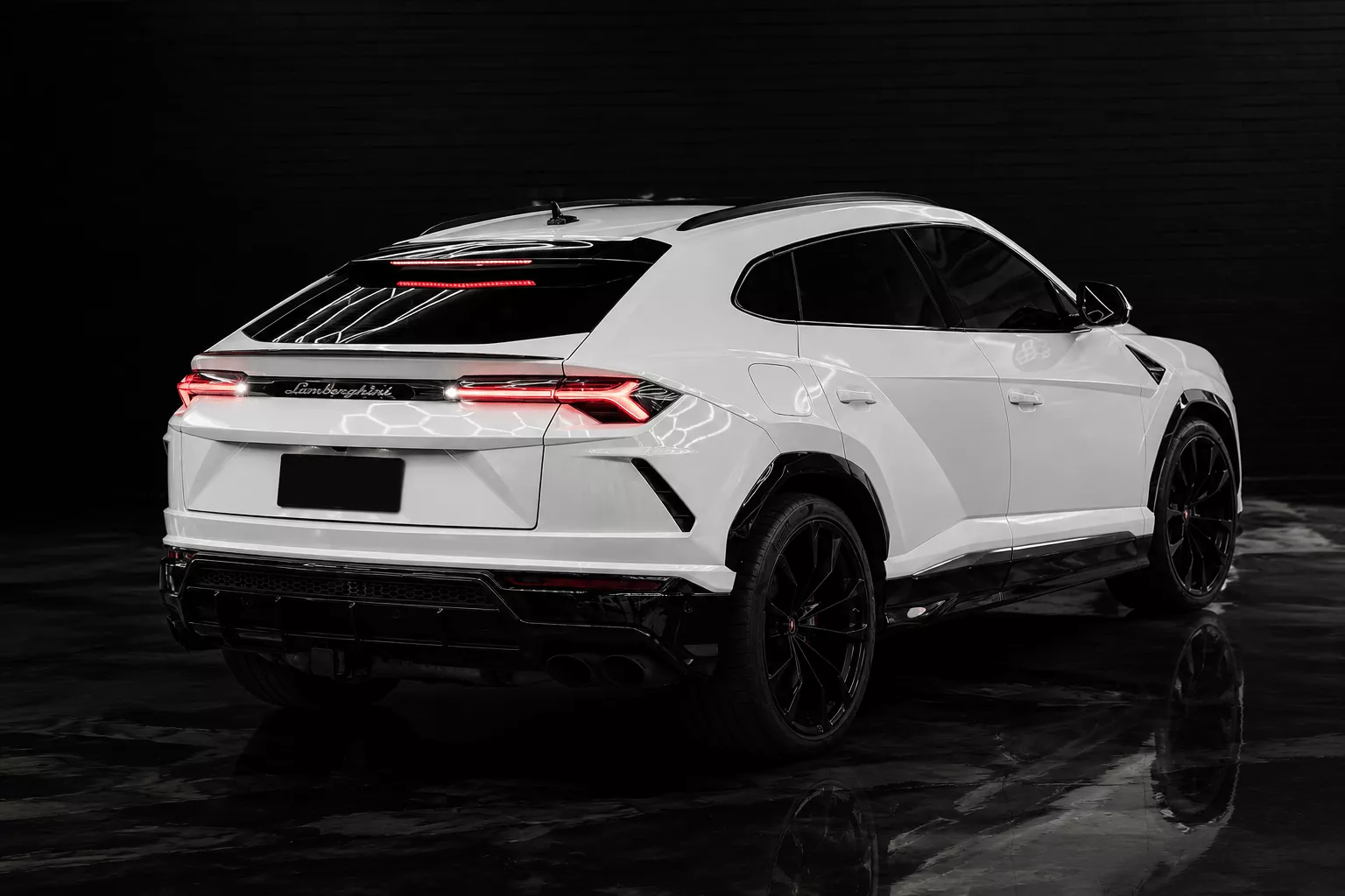White Lamborghini Urus for private car service in Sydney
