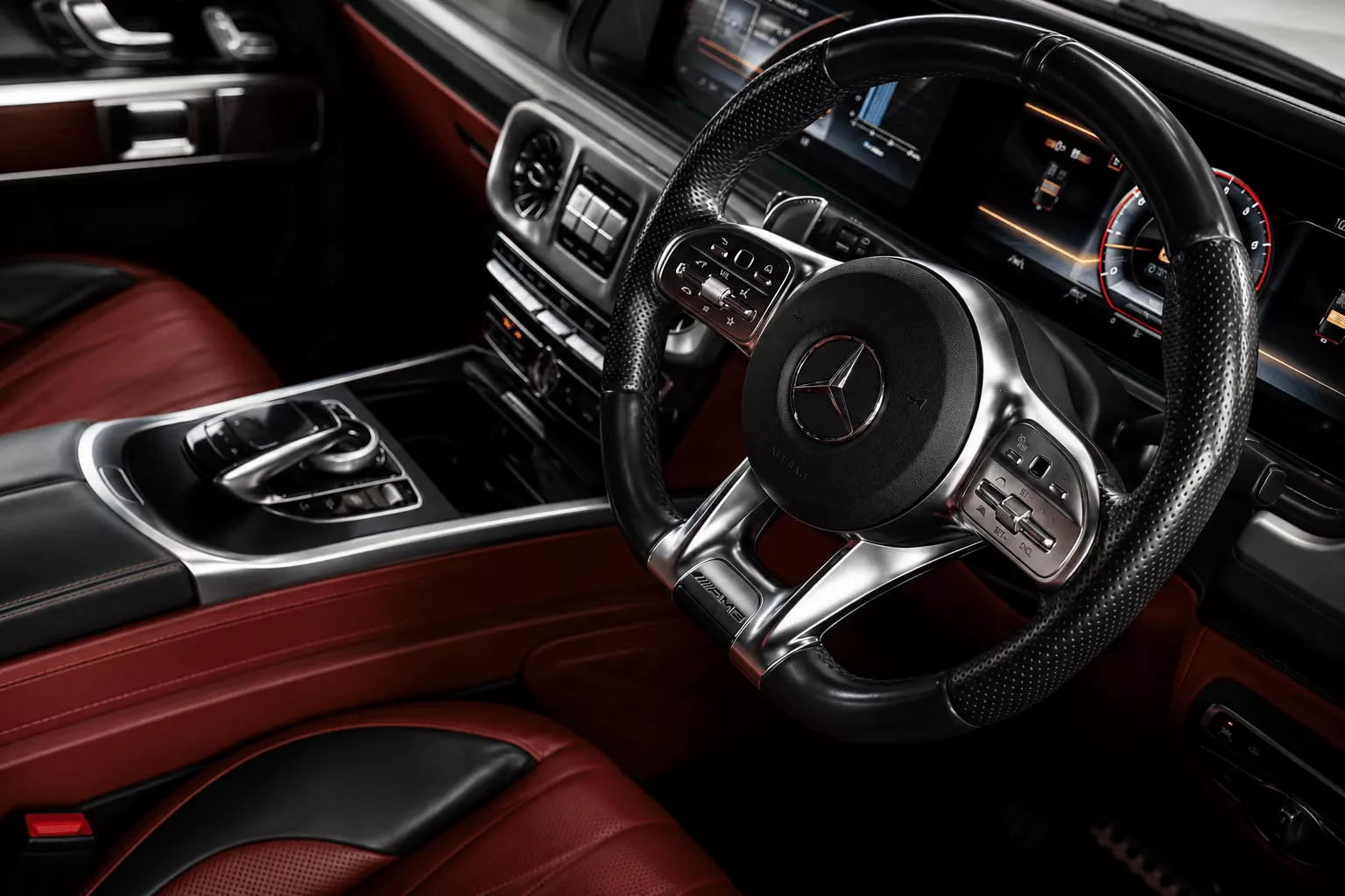 Premium Mercedes G-Class interior for executive transport in Sydney