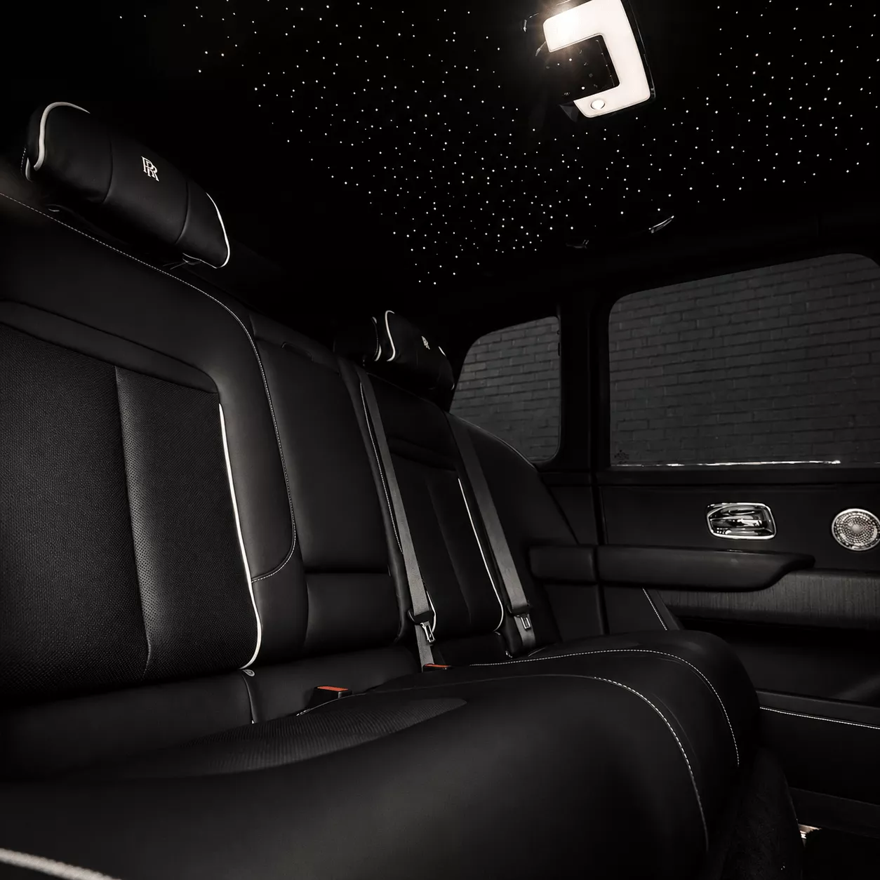 Rolls-Royce Cullinan Series II rear seating and luxury interior for private family transport in Sydney