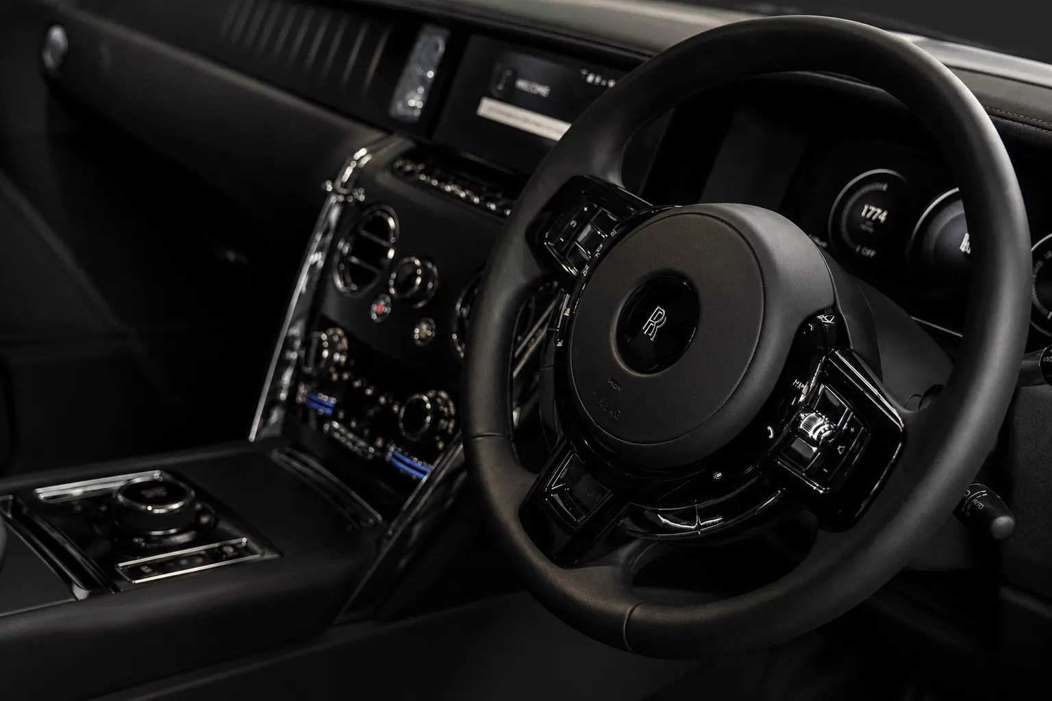 Luxury Rolls-Royce Cullinan interior for private transport in Sydney